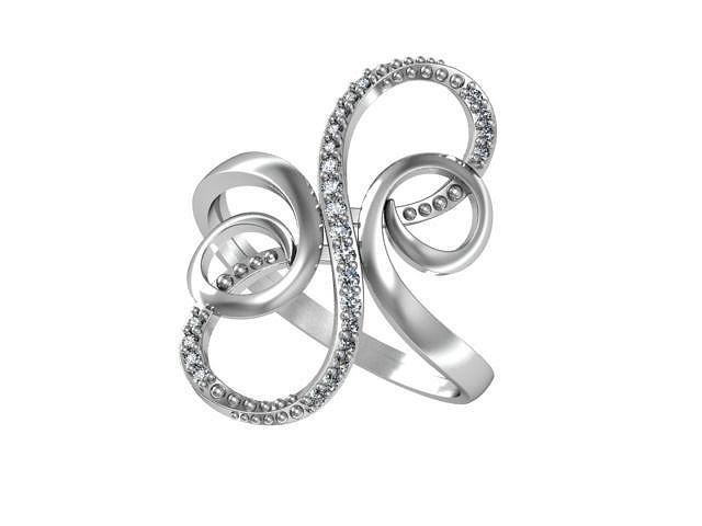 Ring Tendril 3D print model