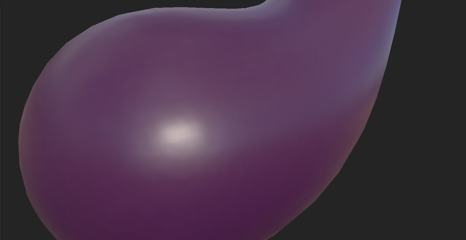 Eggplant Low-poly 3D model_20