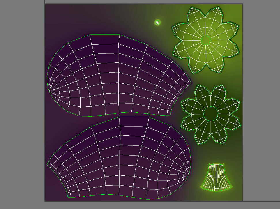 Eggplant Low-poly 3D model_10