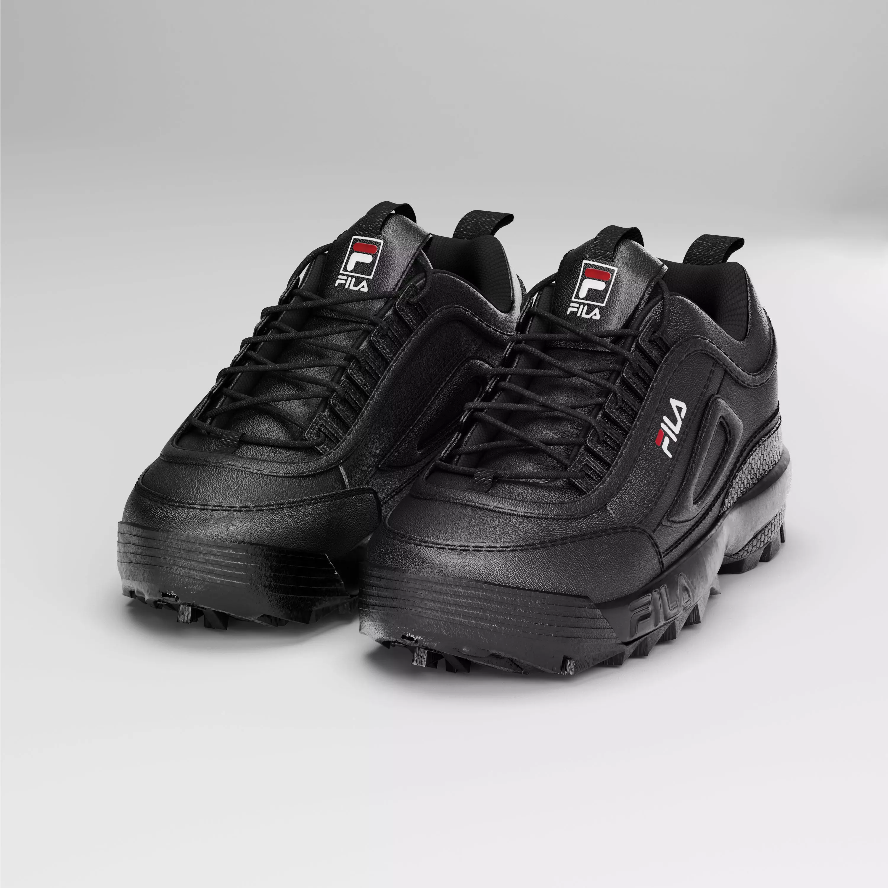 Fila Disruptors 2 Black 3D model