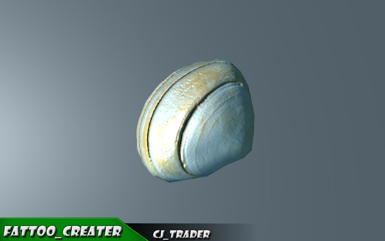 Lowpoly Under Water Shell Collection Pack 3d model Low-poly 3D model_7