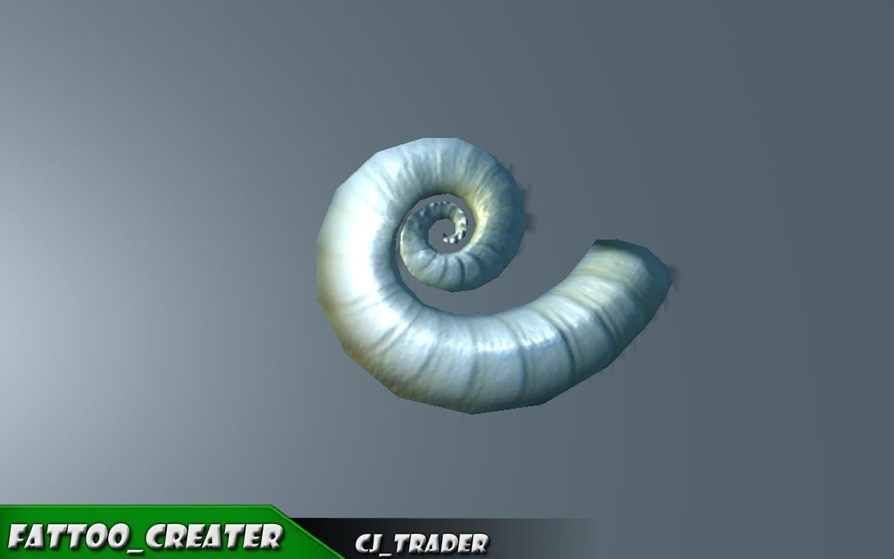 Lowpoly Under Water Shell Collection Pack 3d model Low-poly 3D model_10