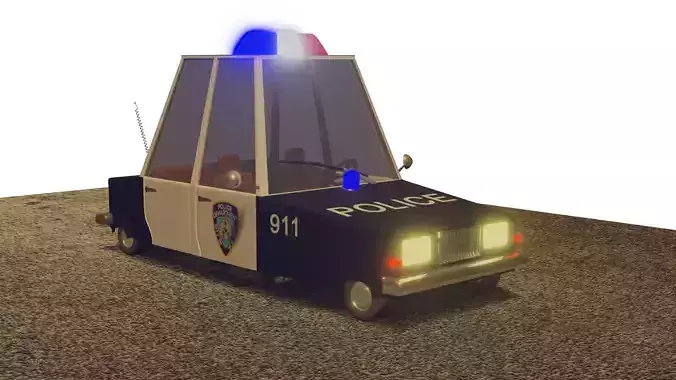police car