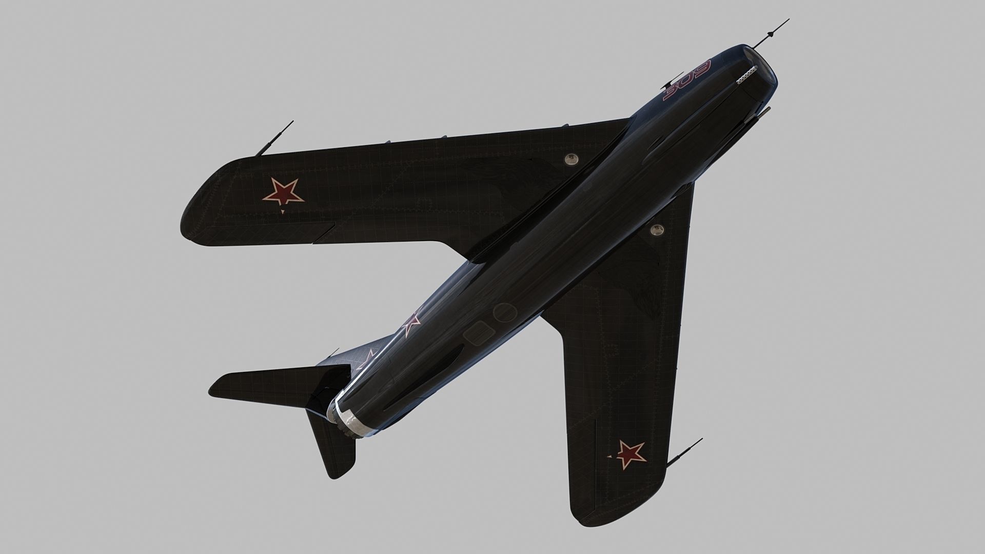 Mig 17 3D model_3