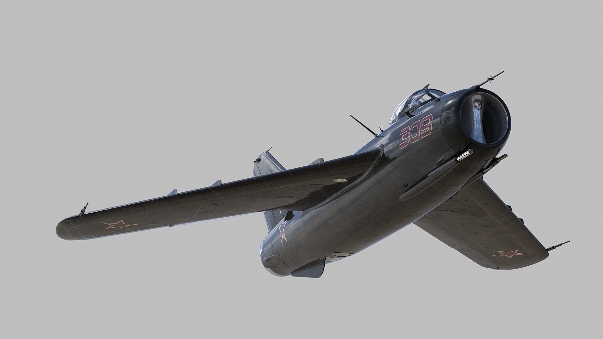 Mig 17 3D model_1