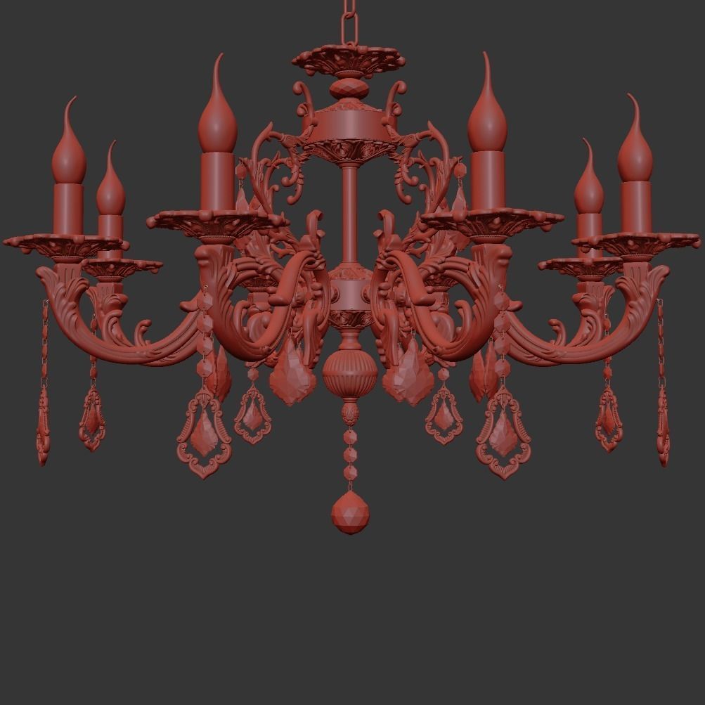  Chandelier Falcone e 1 1 8 600 CG 3D model_1