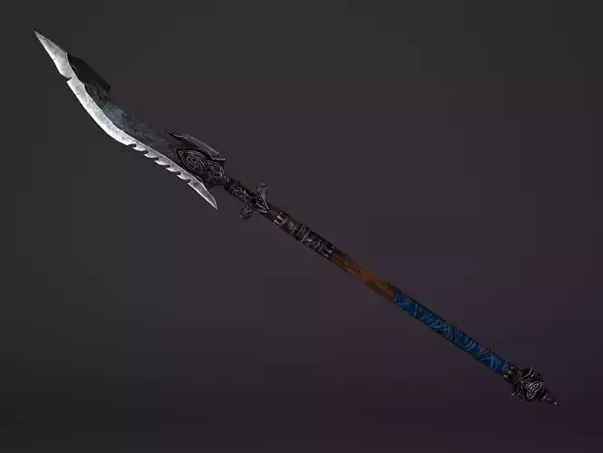 Saw Spear Head Low-poly 3D model