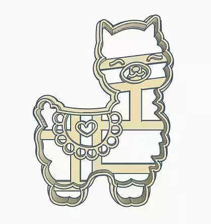 Llama Cookie Cutter