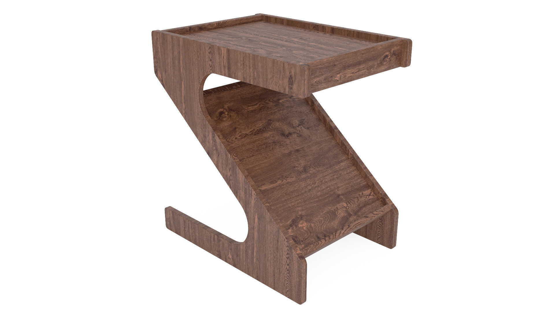 Coffee Chairside-End Table - 3ds Max 3D model_4