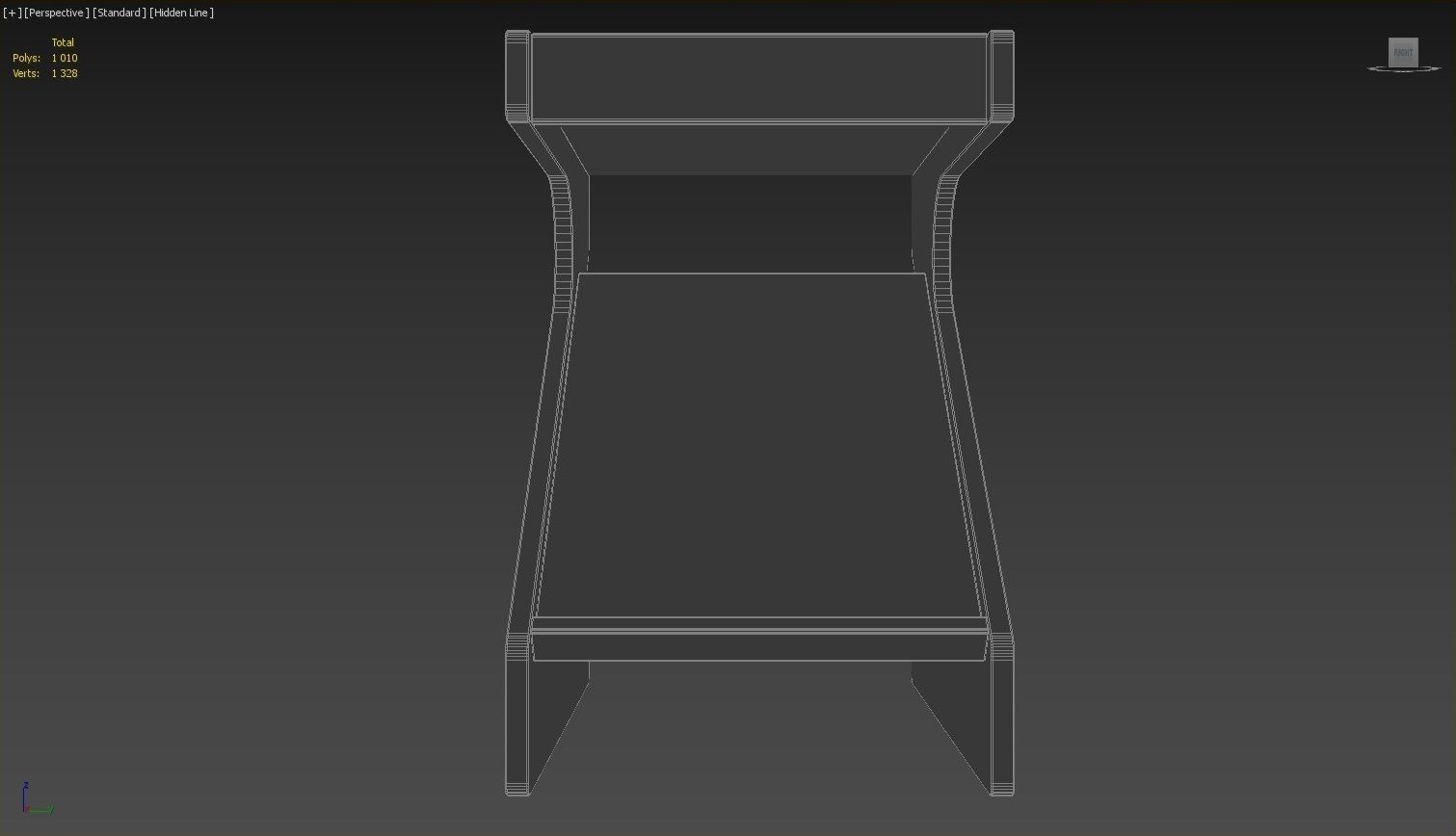 Coffee Chairside-End Table - 3ds Max 3D model_29