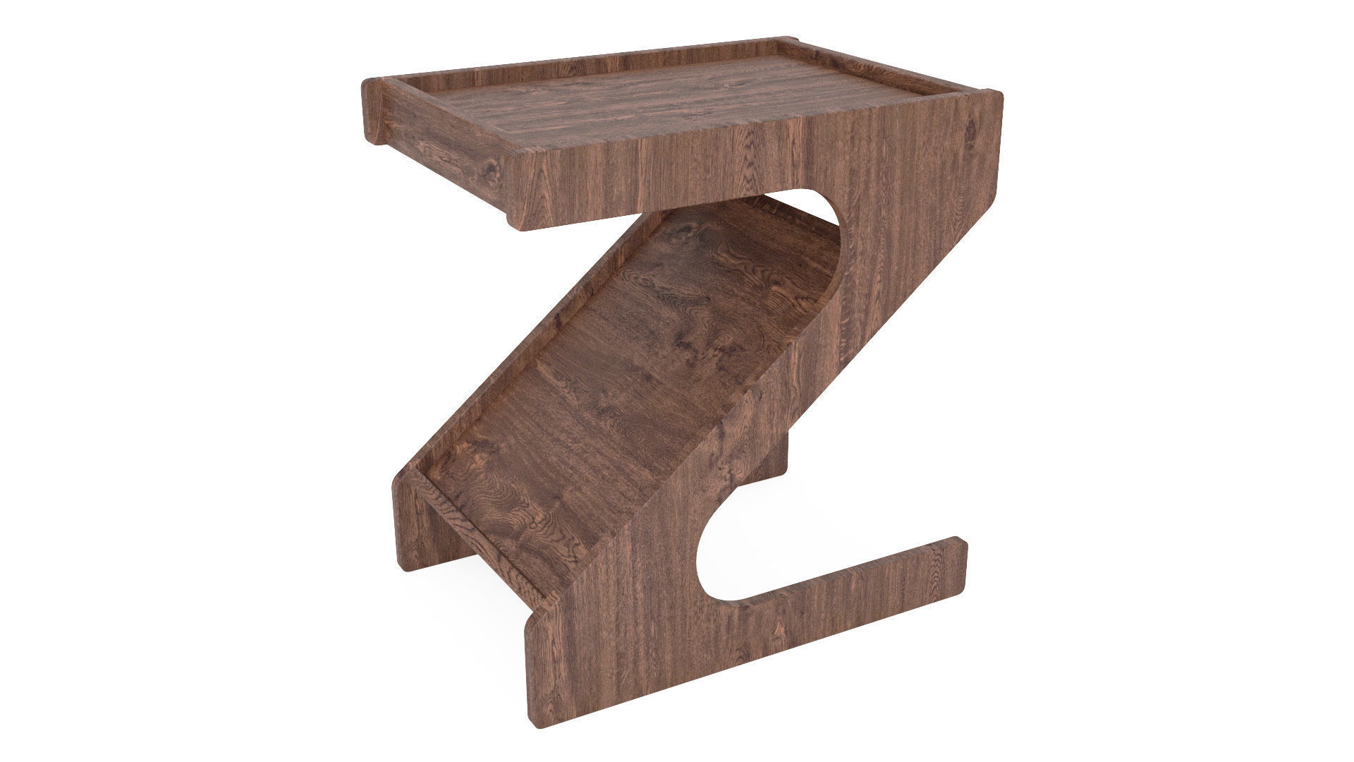 Coffee Chairside-End Table - 3ds Max 3D model_11