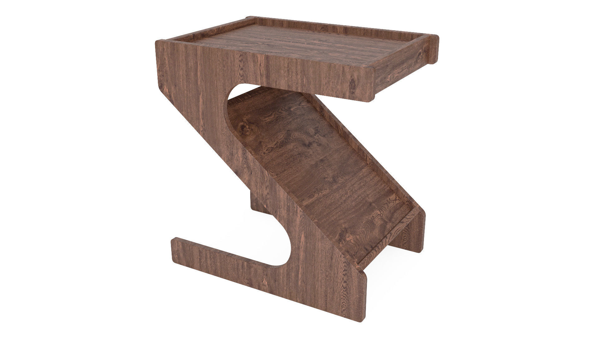 Coffee Chairside-End Table - 3ds Max 3D model_3