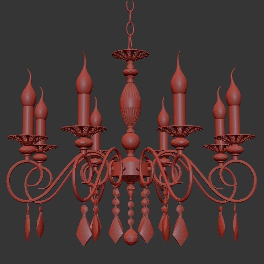 Chandelier Fortezza E 1 1 8 G  3D model_1