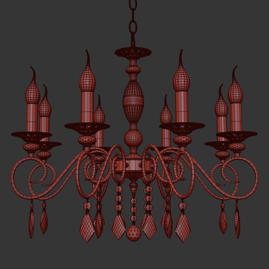 Chandelier Fortezza E 1 1 8 G  3D model_2