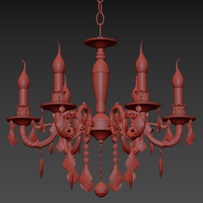 Chandelier Marta E 1 1 6 A  3D model_1