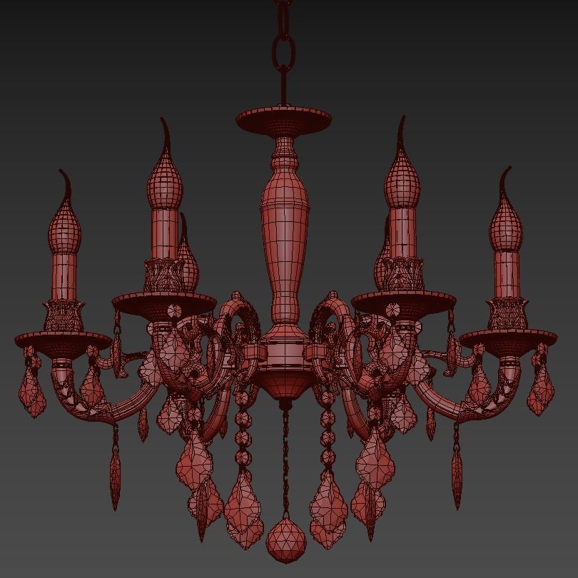 Chandelier Marta E 1 1 6 A  3D model_2