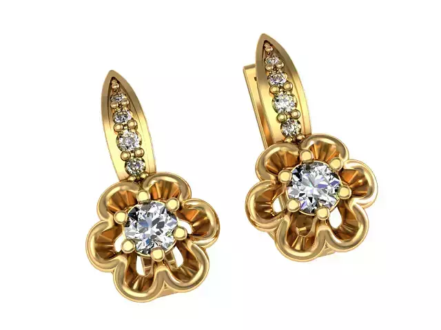 Earrings floral