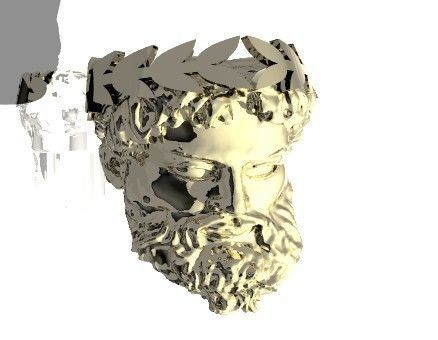 zeus ring 21mm 3D print model_11