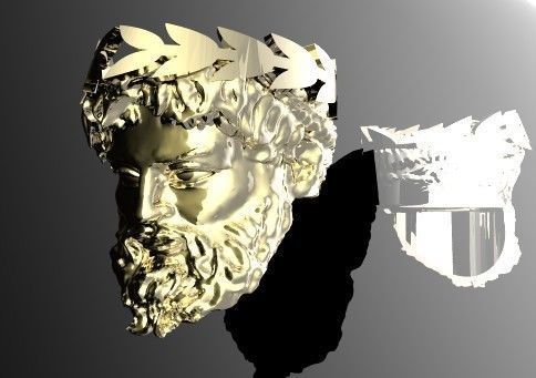 zeus ring 21mm 3D print model_13