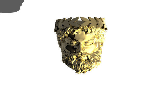 zeus ring 21mm 3D print model_12