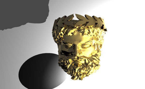zeus ring 21mm 3D print model_2