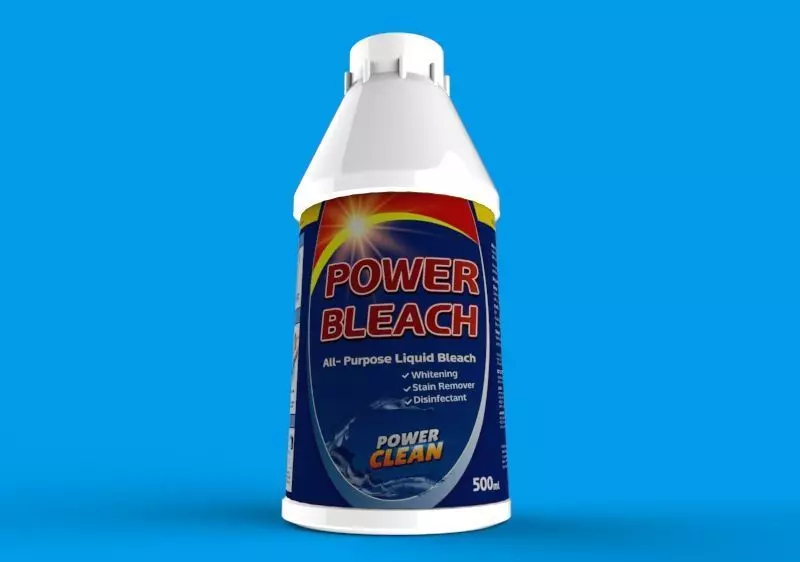 Bleaching liquid Bottle 3D model_0