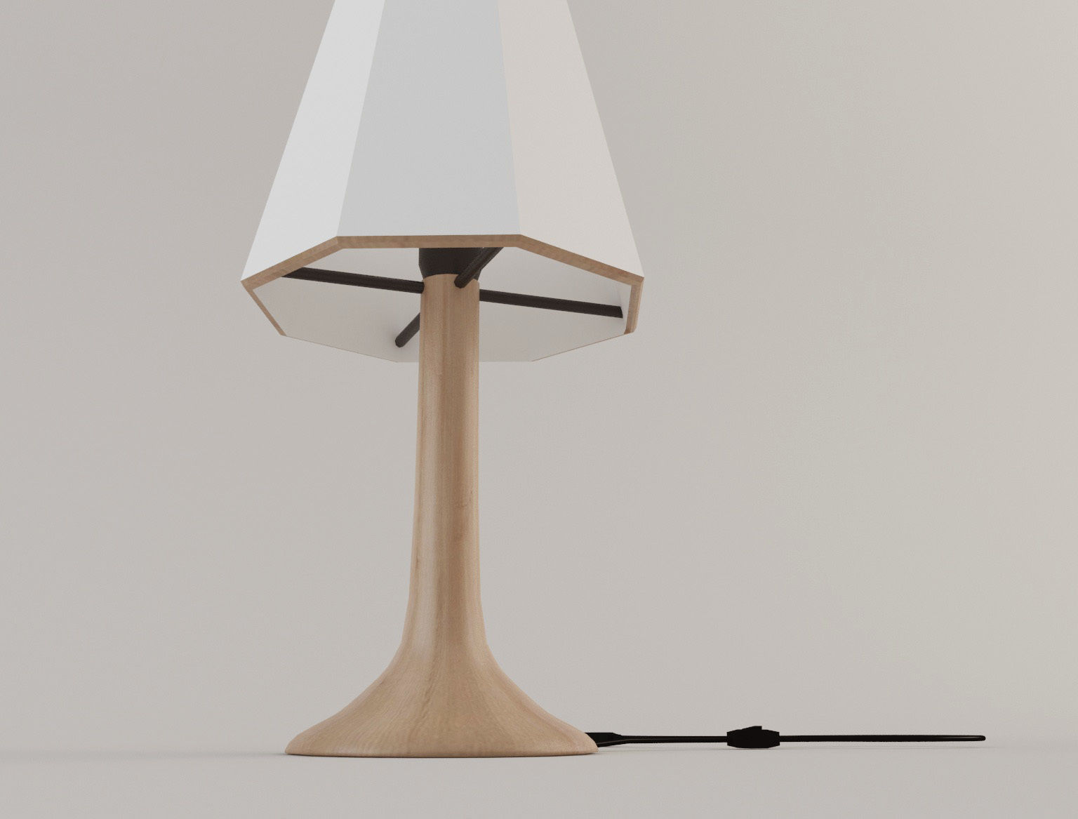 Modern Lamp 5 lowpoly Low-poly 3D model_5