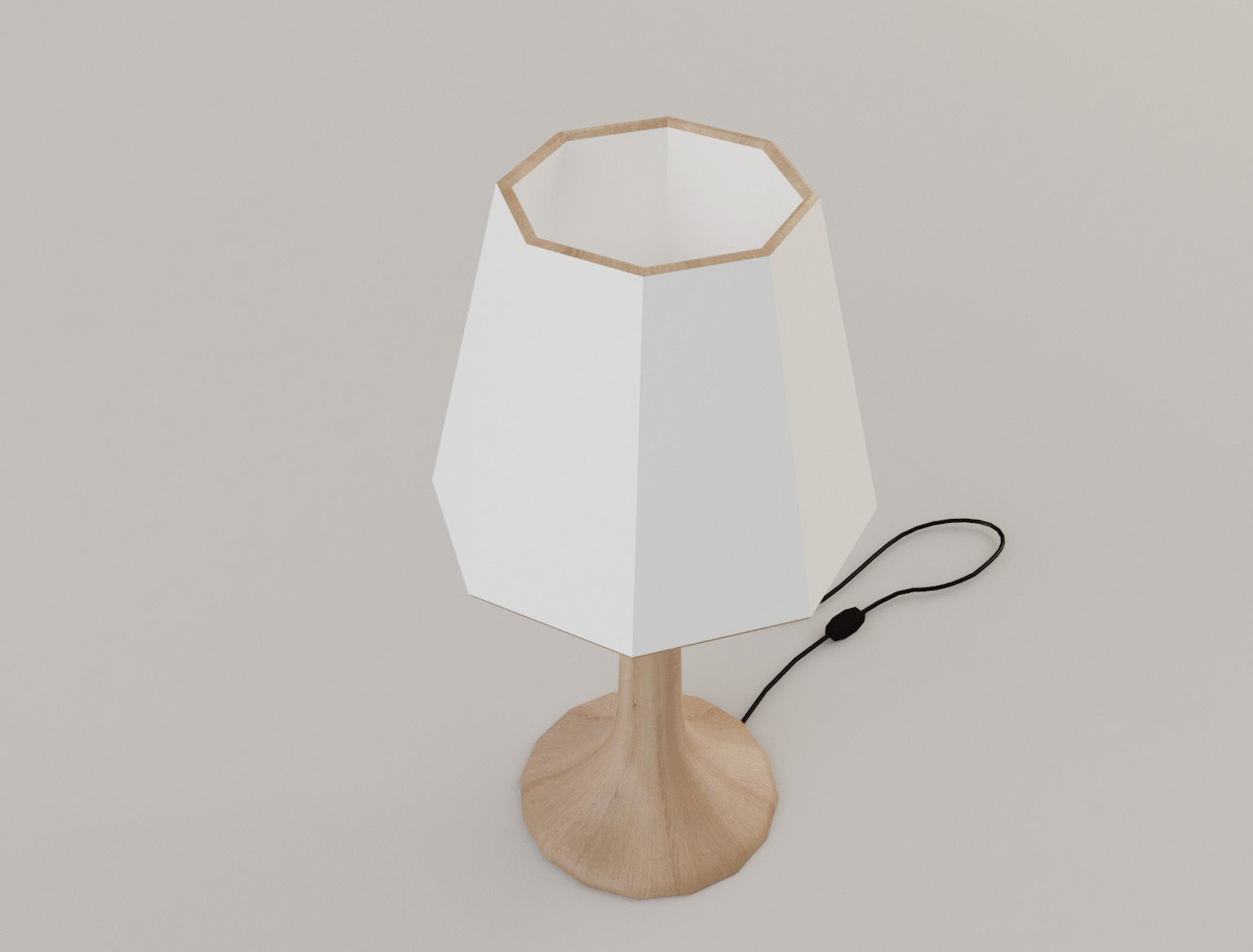 Modern Lamp 5 lowpoly Low-poly 3D model_2