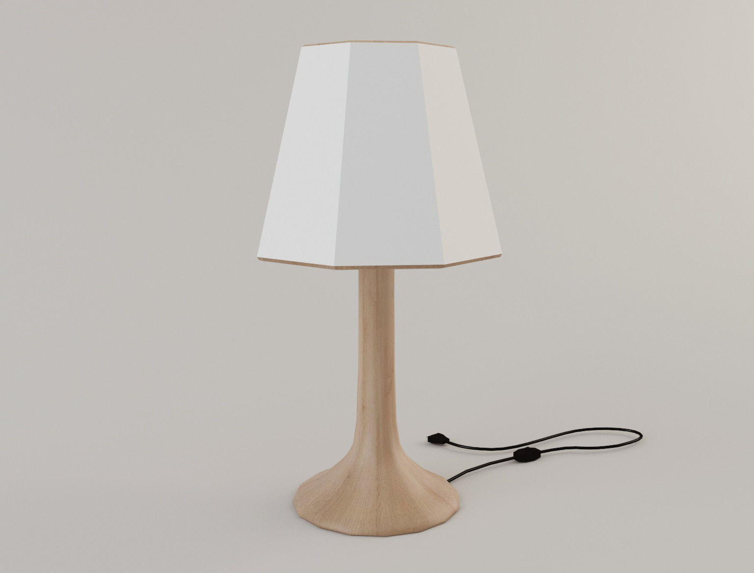 Modern Lamp 5 lowpoly Low-poly 3D model_3
