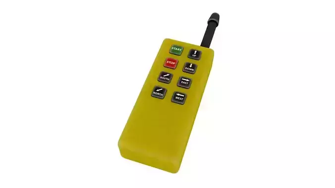 Crane Remote Control 3D model