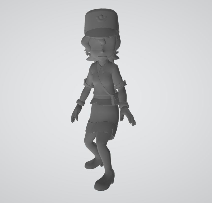 Officer Jenny from pokemon saga 3D print model_1