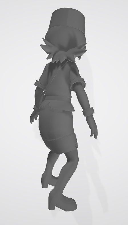 Officer Jenny from pokemon saga 3D print model_2