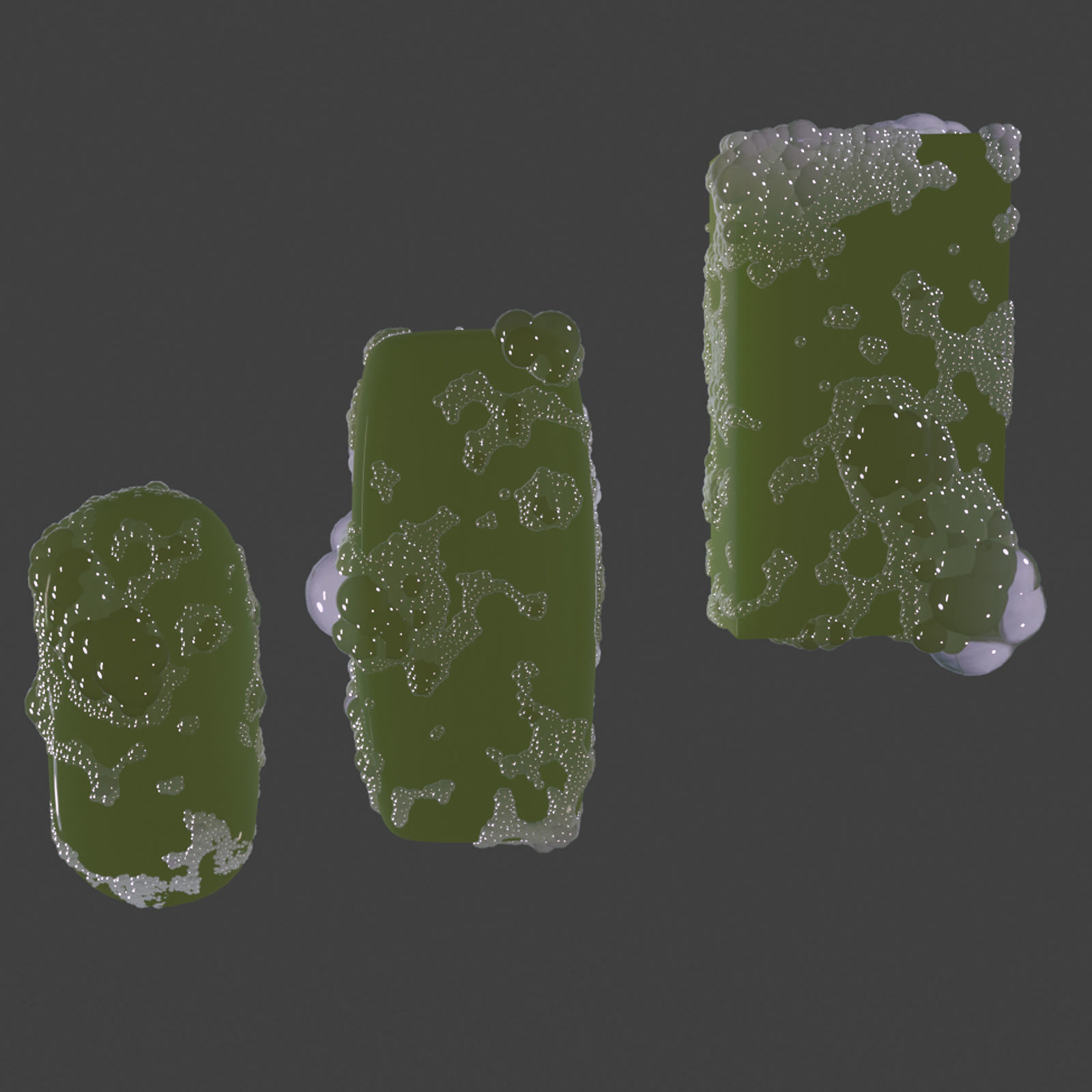 soap and foam 3D model_2