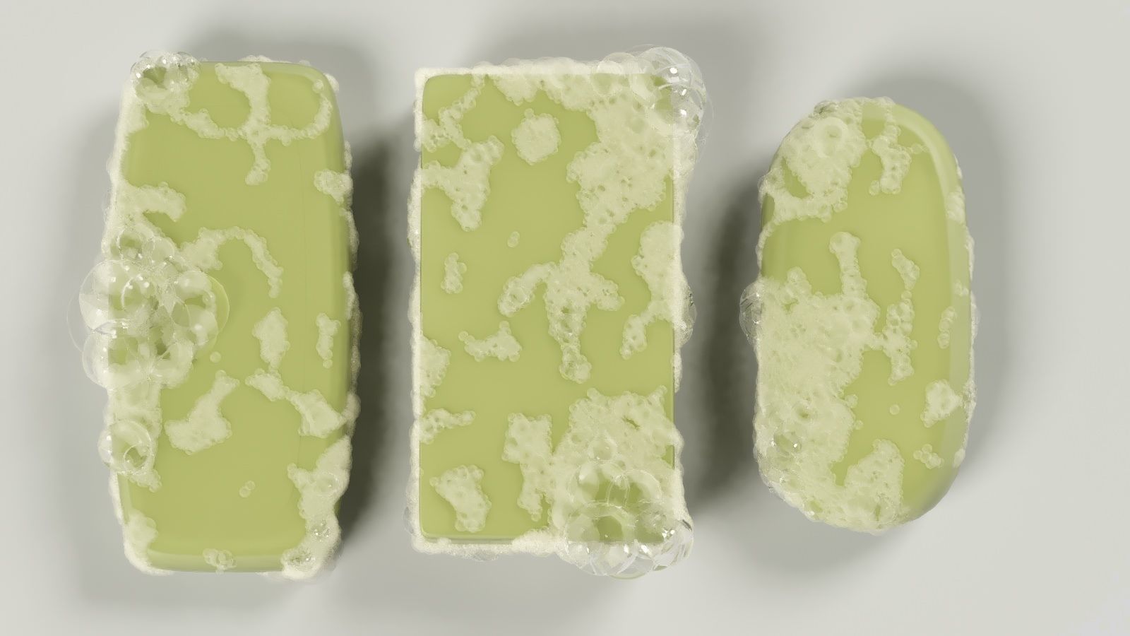 soap and foam 3D model_5