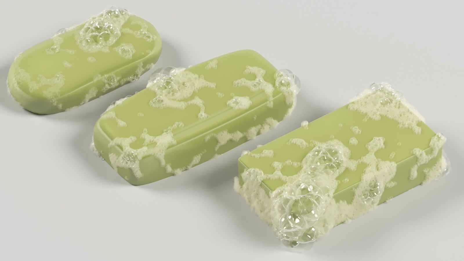 soap and foam 3D model_7