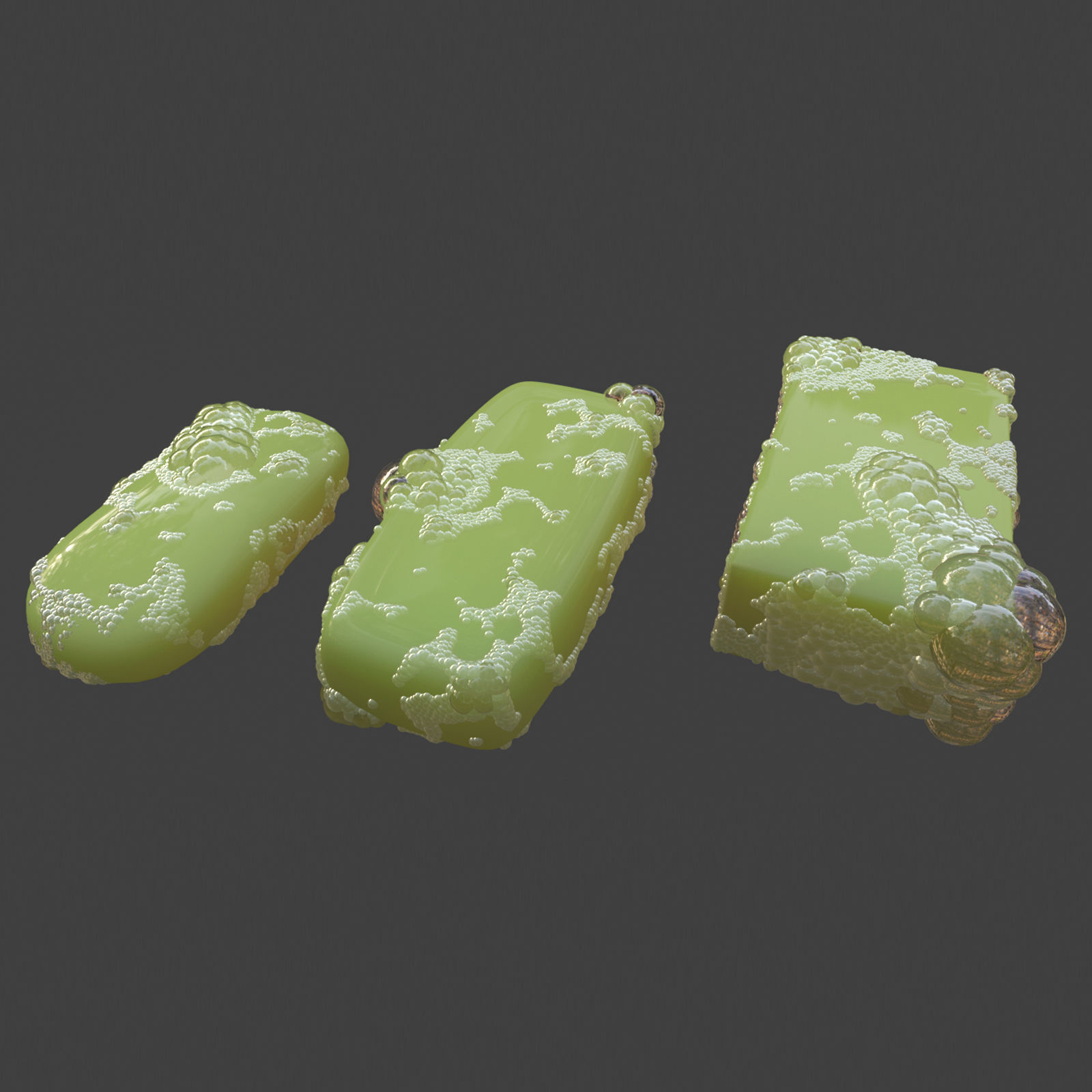 soap and foam 3D model_1