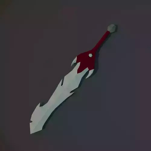 Low Poly Sword 01