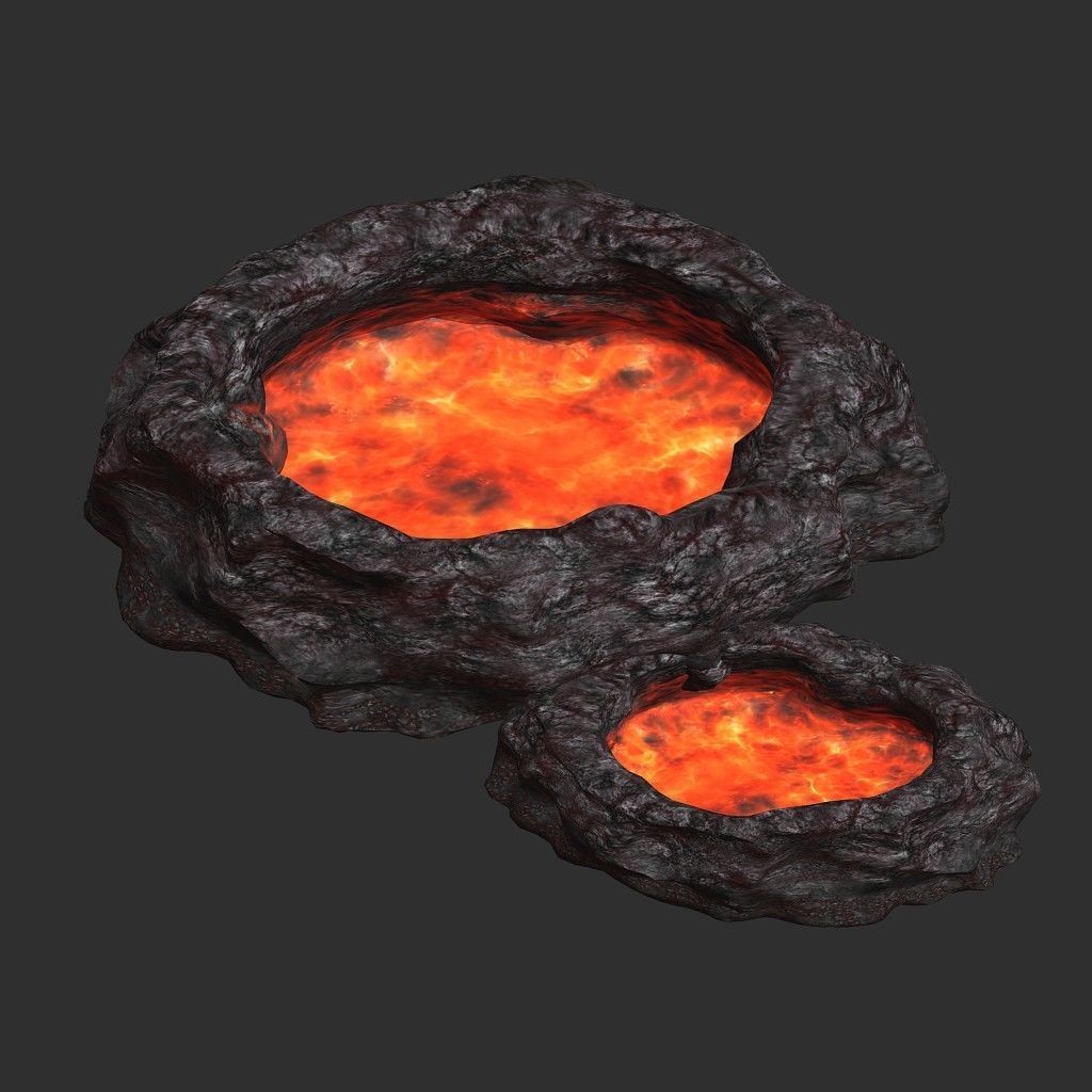 Lava Tubes 3D model_3