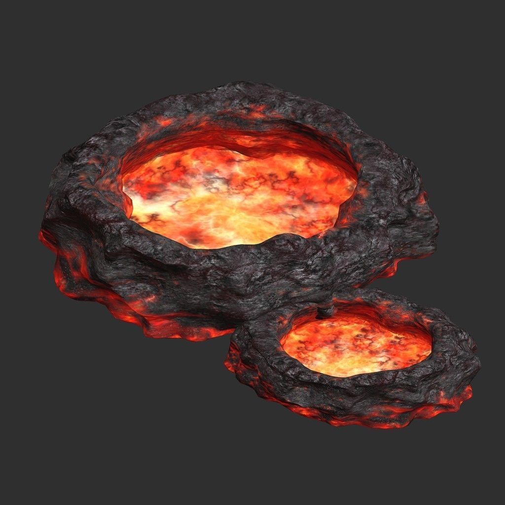 Lava Tubes 3D model_4