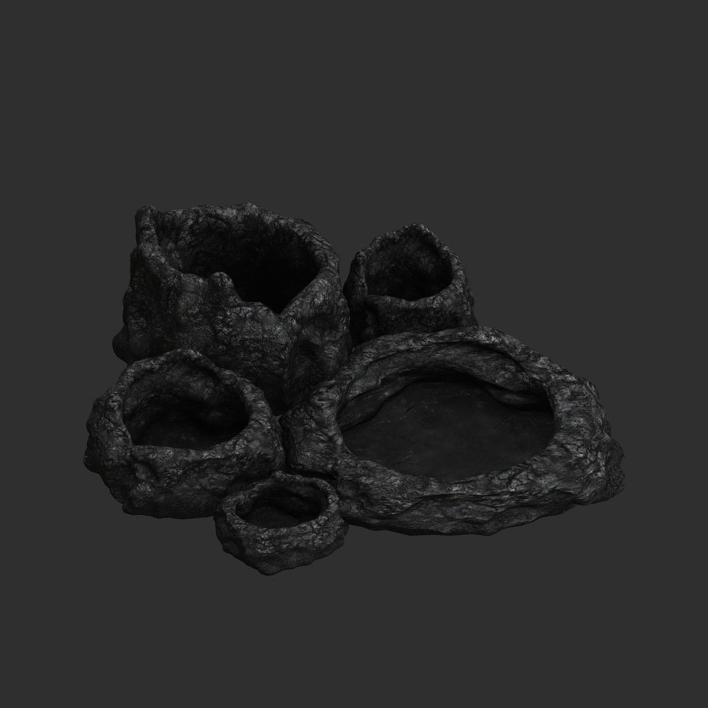 Lava Tubes 3D model_6