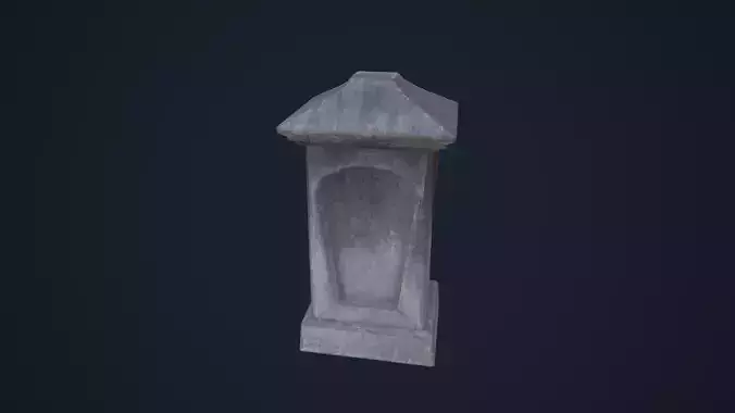 Tombstone wooden post