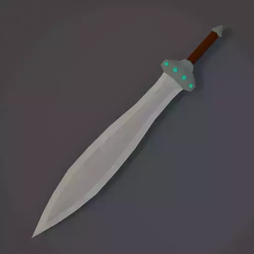 Low Poly Sword 03