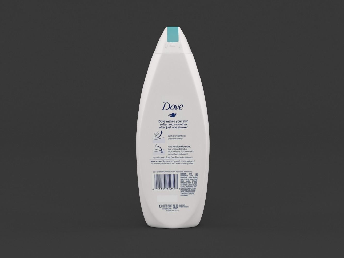 Dove Shampoo 3D model_5