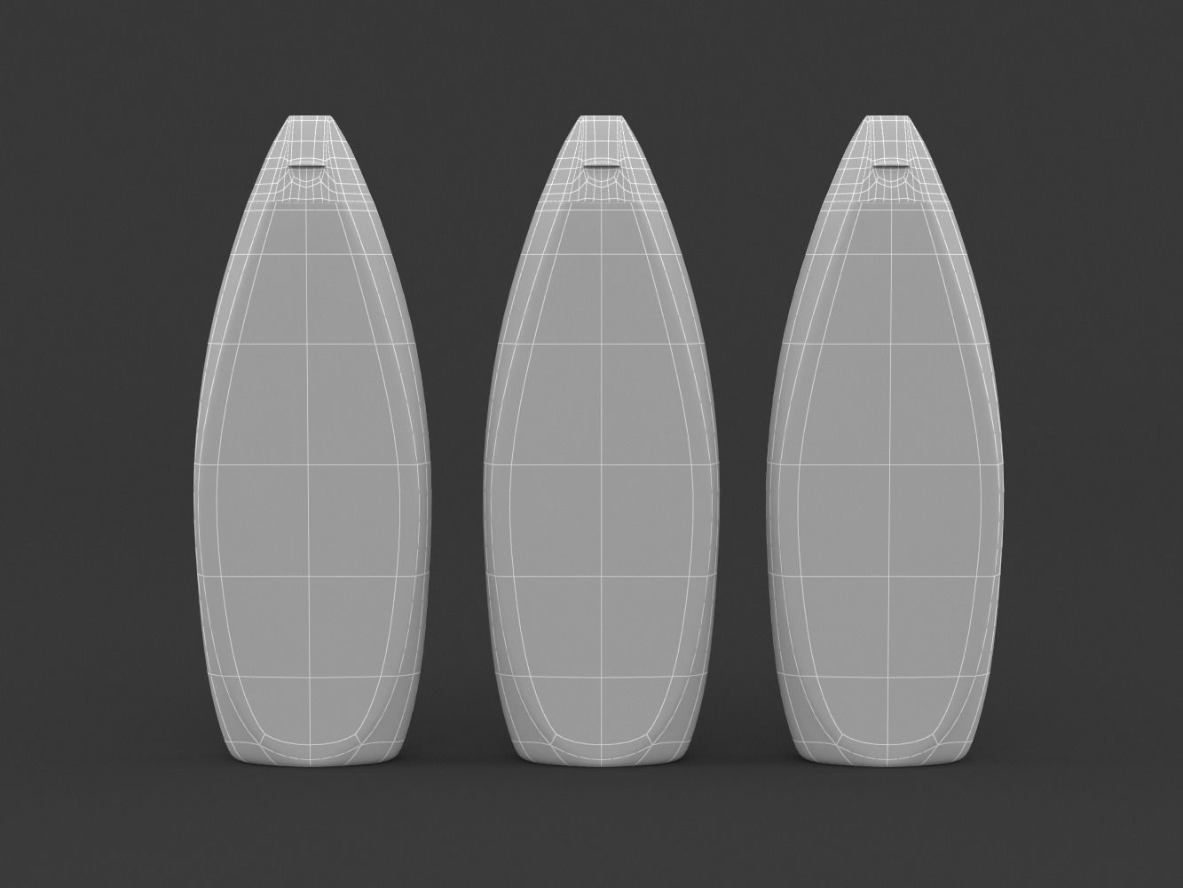 Dove Shampoo 3D model_10