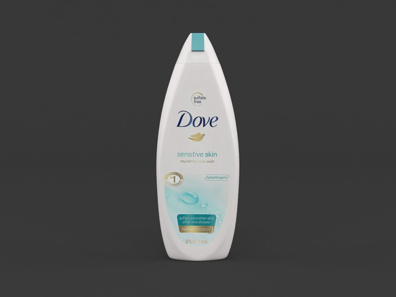 Dove Shampoo 3D model_4