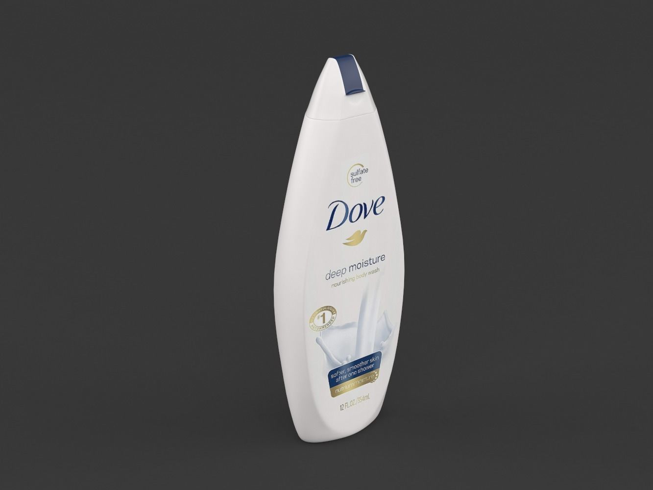 Dove Shampoo 3D model_3