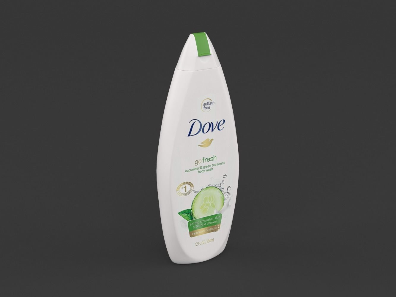Dove Shampoo 3D model_9