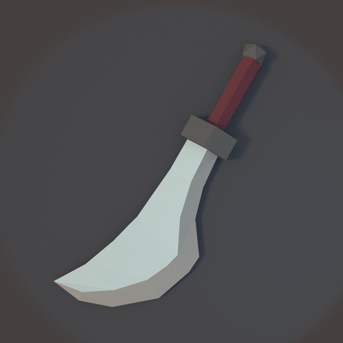 Low Poly Sword Pack Low-poly 3D model_8
