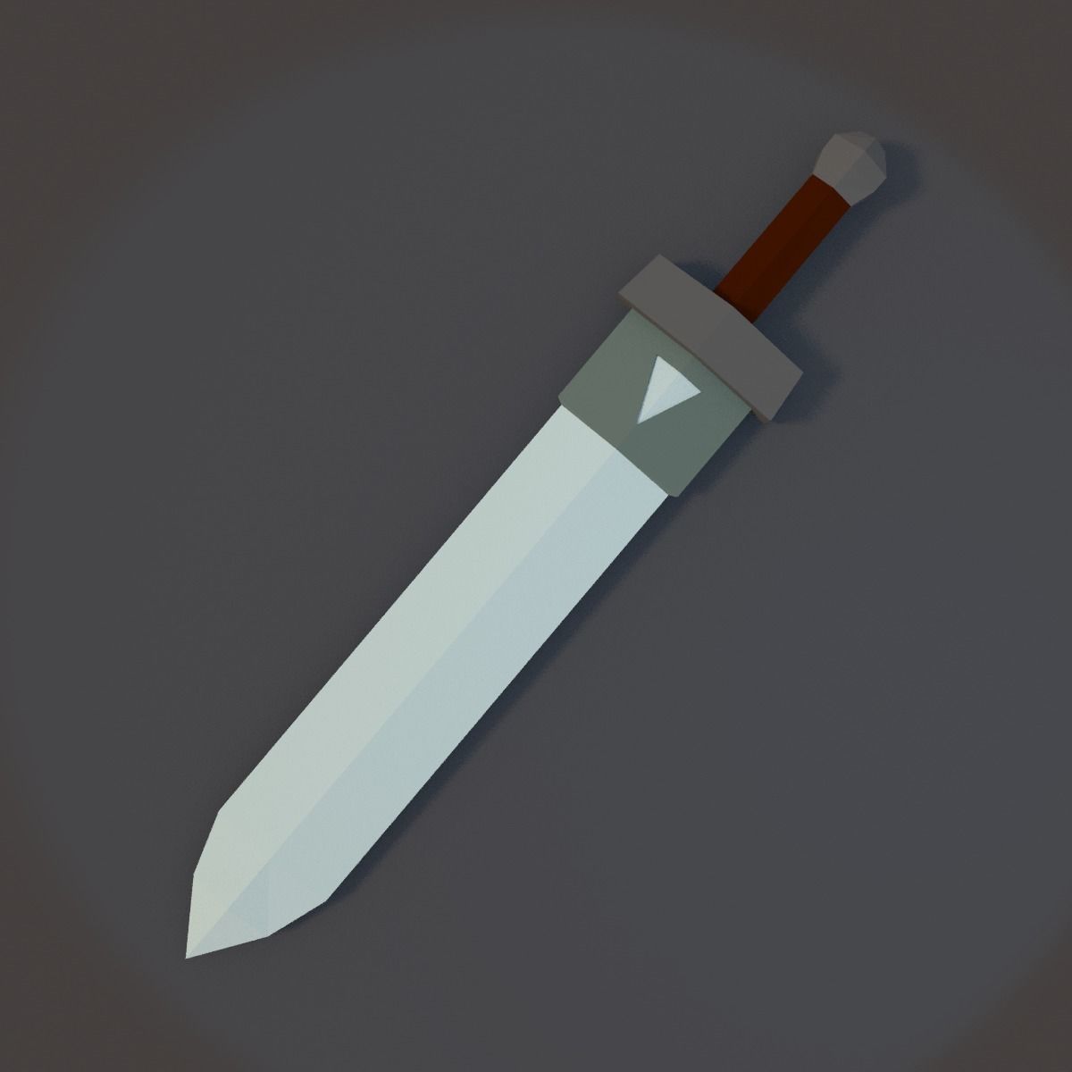 Low Poly Sword Pack Low-poly 3D model_7