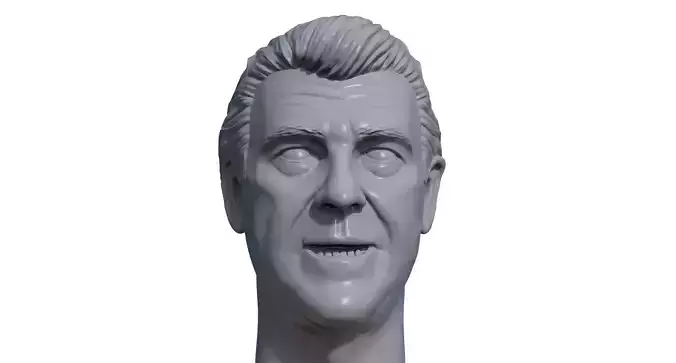 Ack Muney 3D printable portrait sculpture
